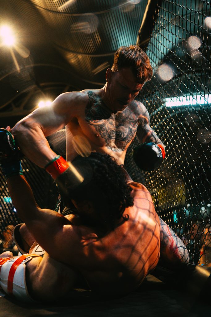 Dylan fighting at Element Fight Night