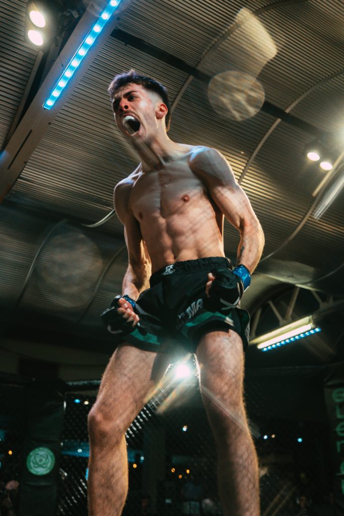 Hayden winning at Element Fight Night