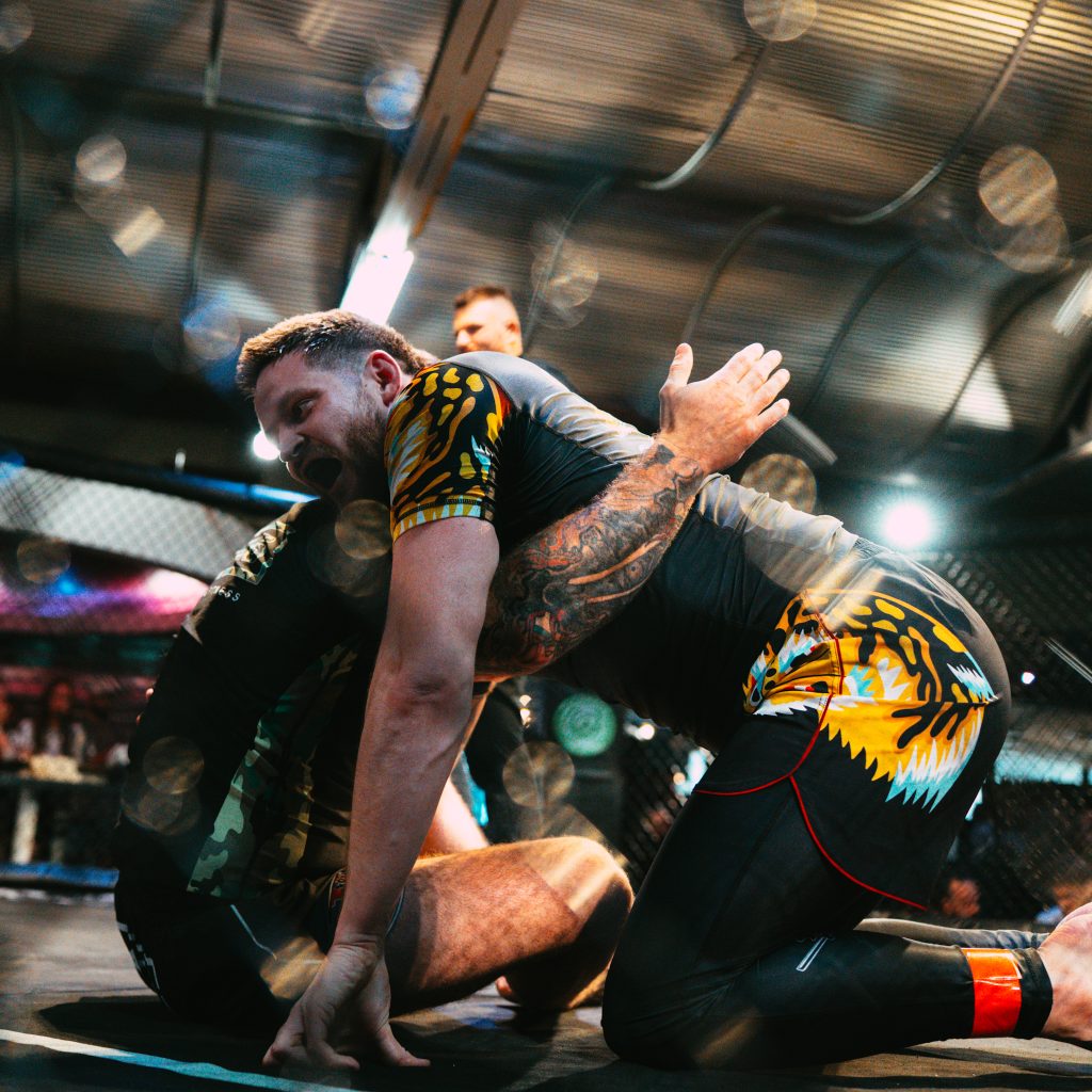 Ben fighting at Element Fight Night