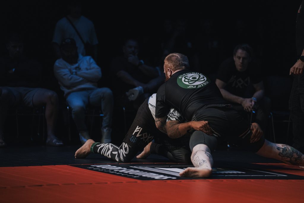 Element Martial Arts member in a Ju Jitsu match